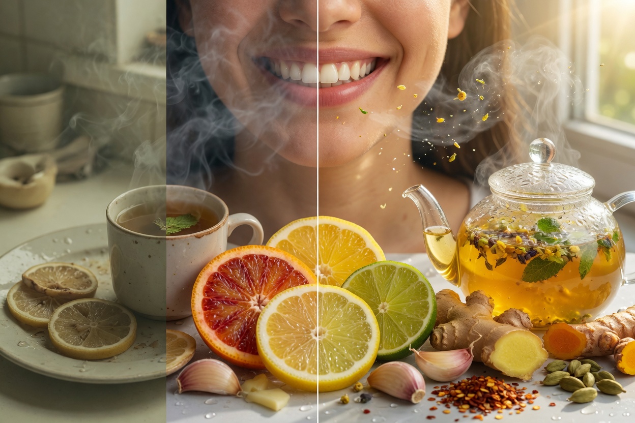 After one year of quitting smoking, oral and nasal improvements — daily senses return to normal, but structural repair requires medical intervention.